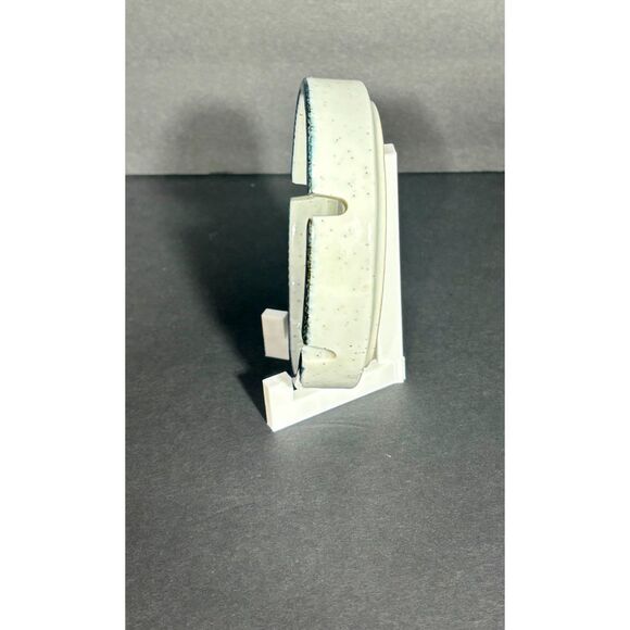 Vintage Japanese Ceramic Ashtray Blue Clover Motif Hand Painted Signed Pottery - Picture 1 of 3